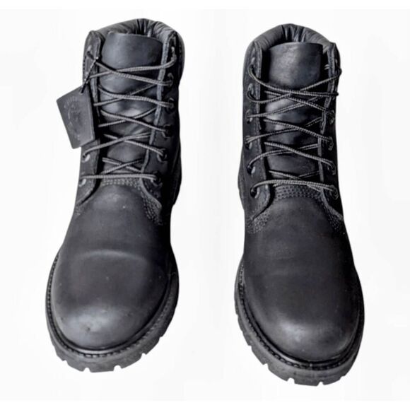 TIMBERLAND 6 Inch Waterproof Boot In Black Size 7.5M - Picture 4 of 9